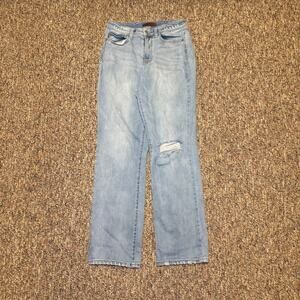 Judy Blue Jeans Women's Size 7/28 Standard Fit Light Distressed